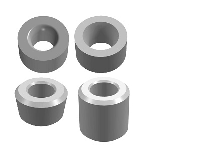 拉制金屬管棒與減壁減徑用21、22、23、30、31型拉伸模坯