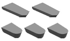 用于鑲制旋轉(zhuǎn)鉆進煤層、軟巖層鉆頭與采掘機截齒