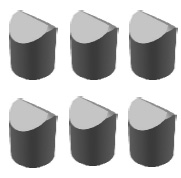 K30、K31型用于鑲制一字型、十字型硬質(zhì)合金釬頭